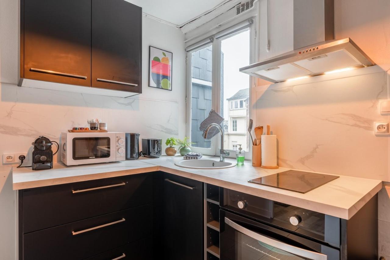 Olympe By Kleidos, Appartement 4P, Rue Calme, Centre Historique, Proche Gare Rouen Exterior photo